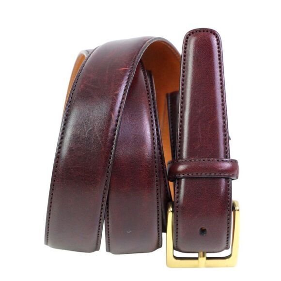 Trafalgar BROWN GENUINE LEATHER 1 1/8"Wd CASUAL DRESS MEN'S BELT Sz 42/105 (X11 - Picture 1 of 15